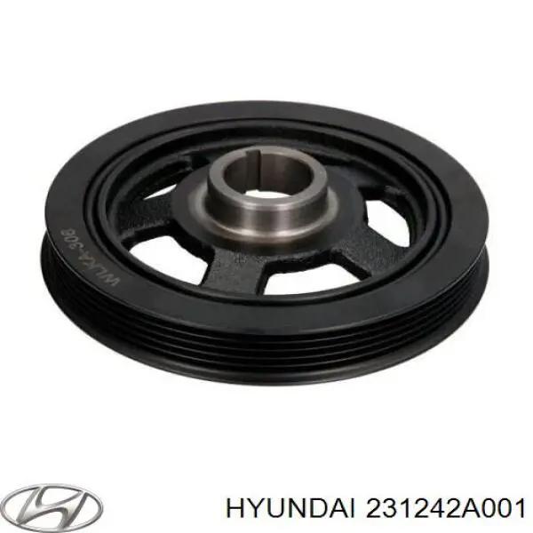 Демпферний шків колінвала Hyundai/Kia 231242A001
