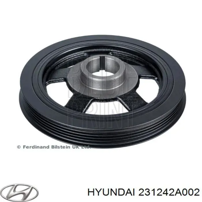 Купити 231242A002 Hyundai/Kia Шків колінчастого вала