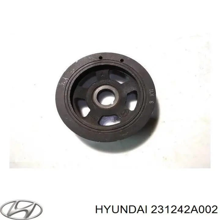 231242A002 Hyundai/Kia Демпфер колінвалу