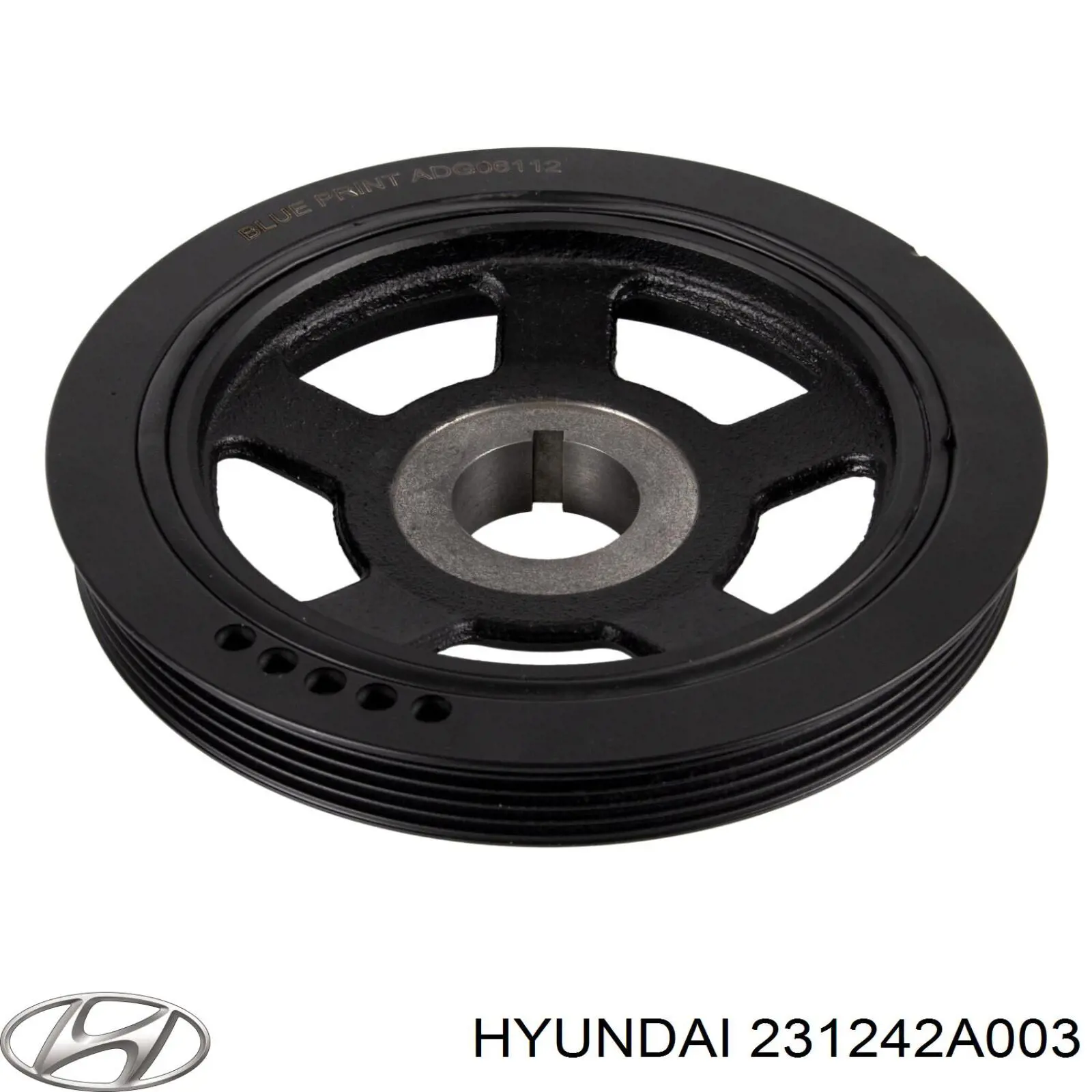 Шків колінвала (демпфер ) Hyundai/Kia 231242A003 ціна, від 19.00 USD