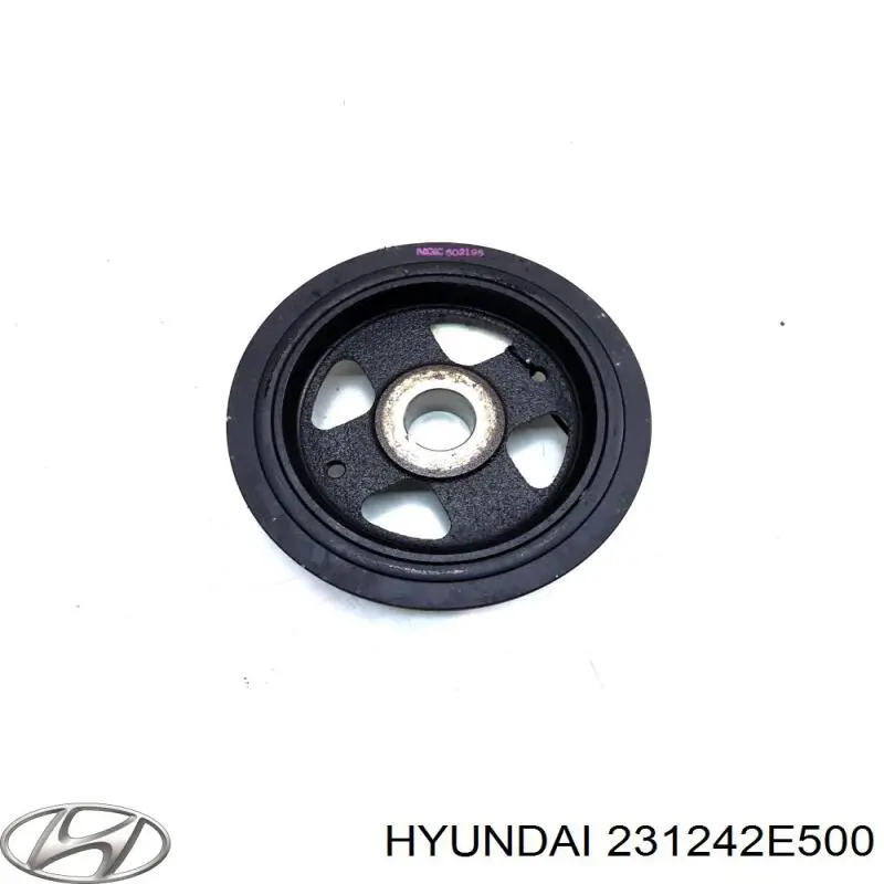231242E500 Hyundai/Kia Демпфер колінвалу