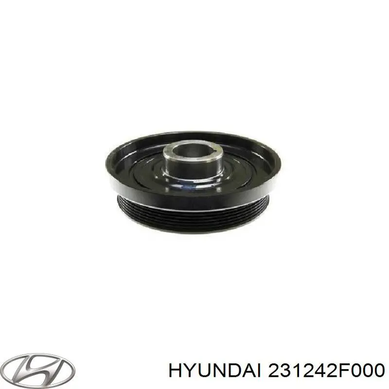 Демпферний шків колінвала Hyundai/Kia 231242F000