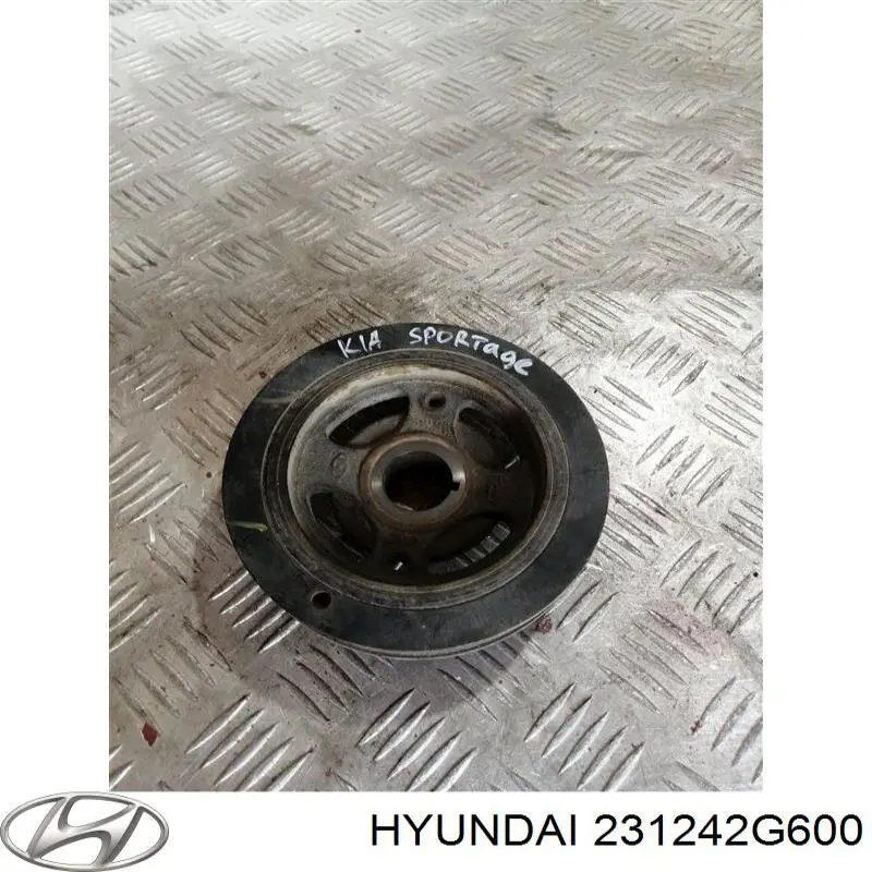 Шків колінвала (демпфер ) Hyundai/Kia 231242G600 ціна, від 12.85 USD