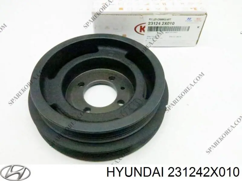 Шків колінвала (демпфер ) Hyundai/Kia 231242X010 ціна, від 37.55 USD