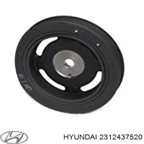 Шків колінвала (демпфер ) Hyundai/Kia 2312437520 ціна, від 49.84 USD