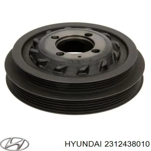 Шків колінвала (демпфер ) Hyundai/Kia 2312438010 ціна, від 42.24 USD