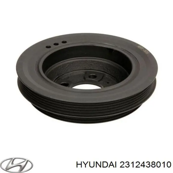 Купити 2312438010 Hyundai/Kia Шків колінчастого вала