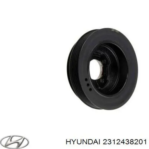 2312438201 Hyundai/Kia шків колінвала