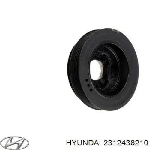 Шків колінвала (демпфер ) Hyundai/Kia 2312438210 ціна, від 62.08 USD