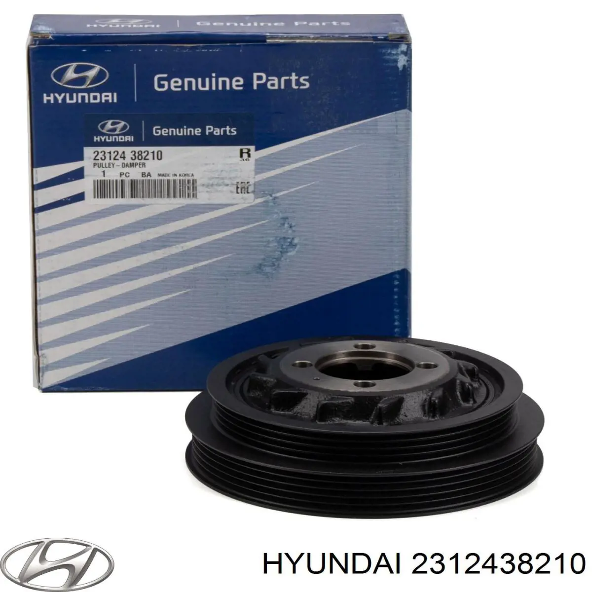 Купити 2312438210 Hyundai/Kia Шків колінчастого вала
