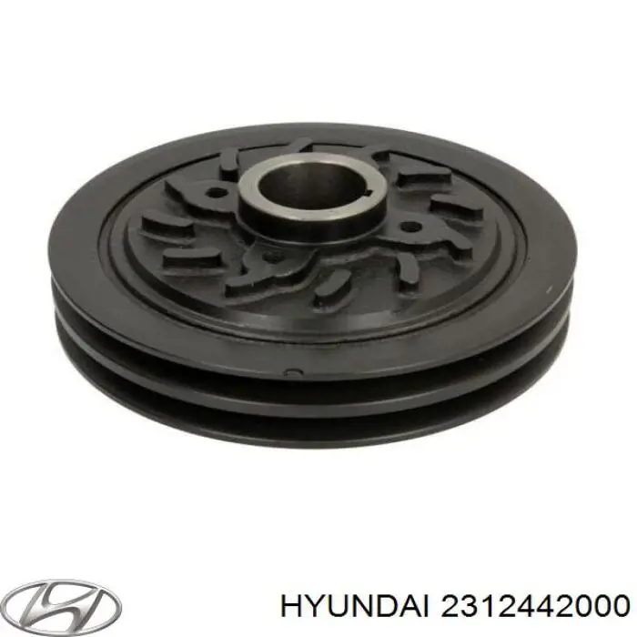 Шків колінвала (демпфер ) Hyundai/Kia 2312442000 ціна, від 56.93 USD