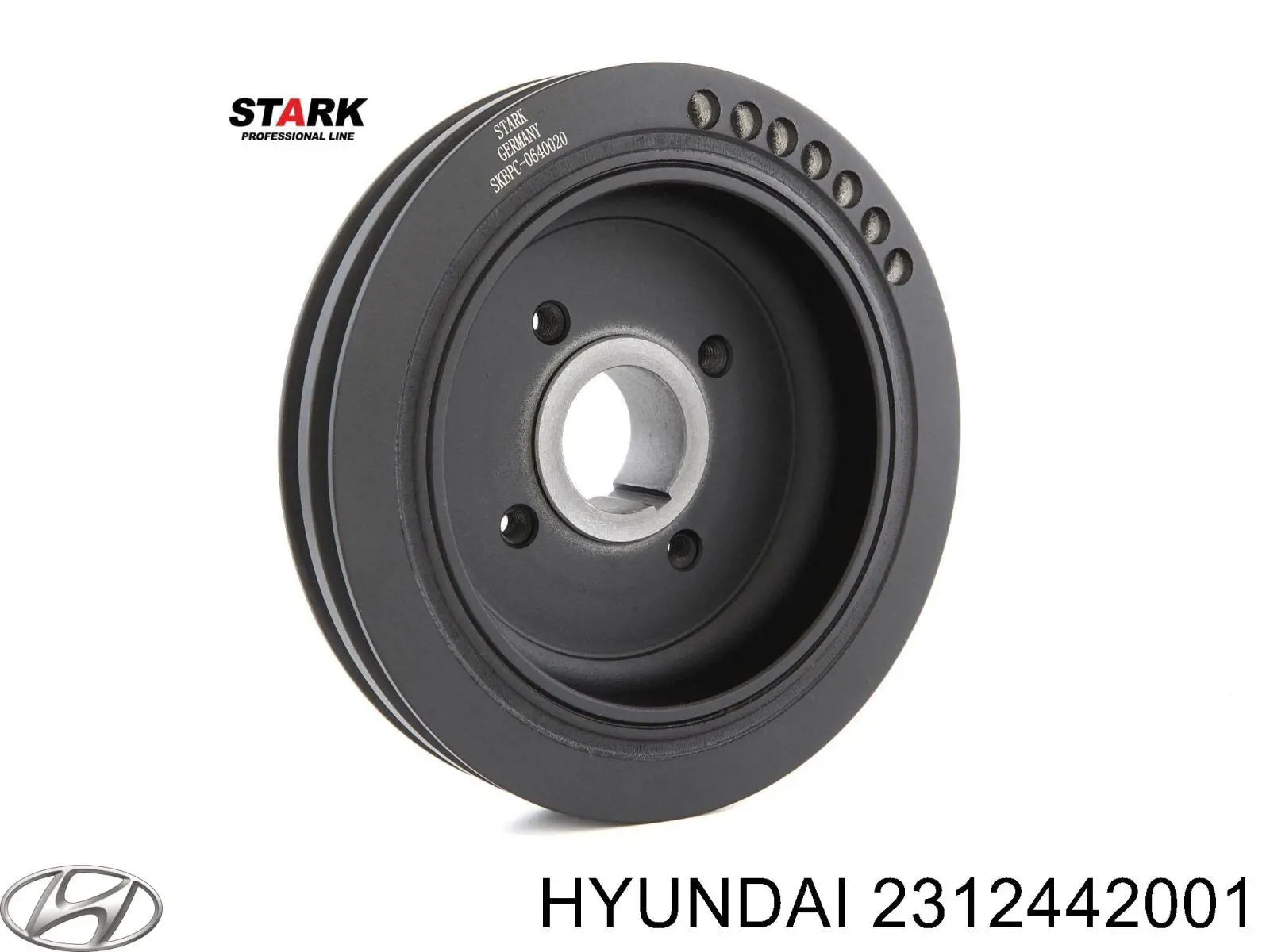 Купити 2312442001 Hyundai/Kia Шків колінчастого вала