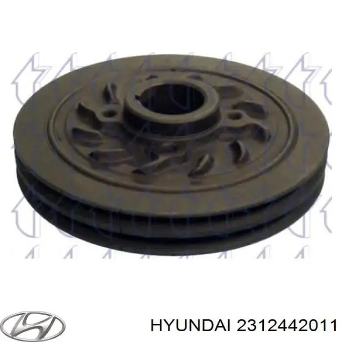 Шків колінвала (демпфер ) Hyundai/Kia 2312442011 ціна, від 59.17 USD