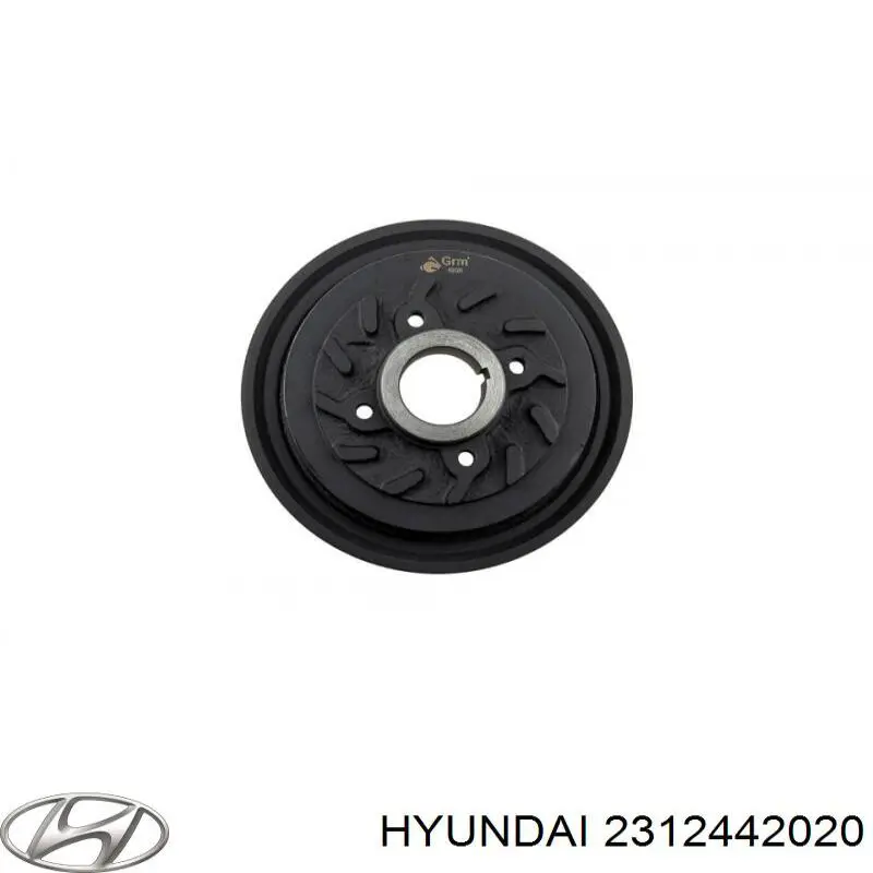 2312442020 Hyundai/Kia Демпфер колінвалу