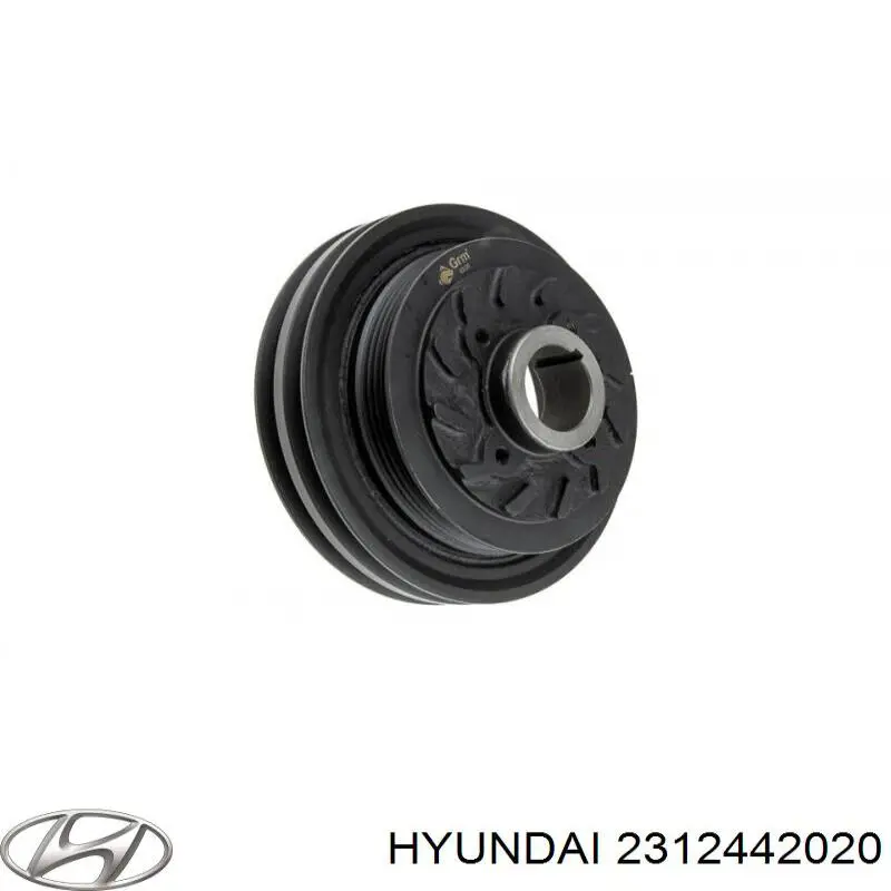 Шків колінвала 2312442020 Hyundai/Kia