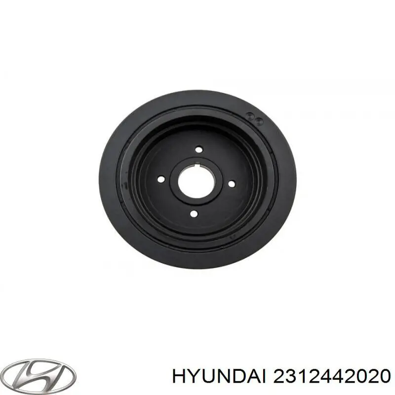 Демпферний шків колінвала Hyundai/Kia 2312442020
