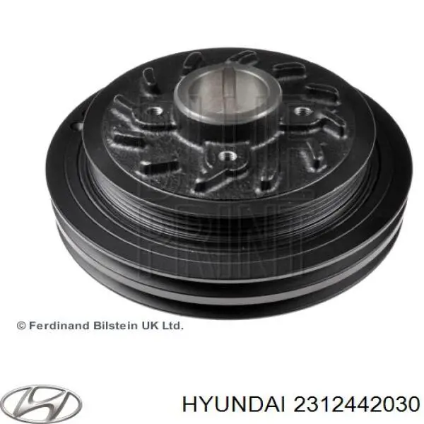 Шків колінвала (демпфер ) Hyundai/Kia 2312442030 ціна, від 54.33 USD