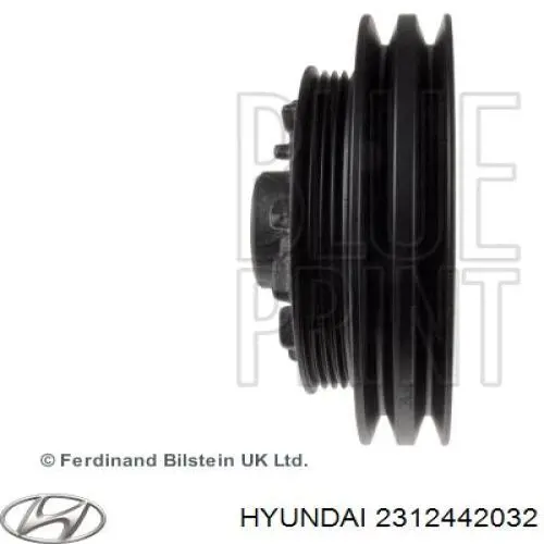 Купити 2312442032 Hyundai/Kia Шків колінчастого вала