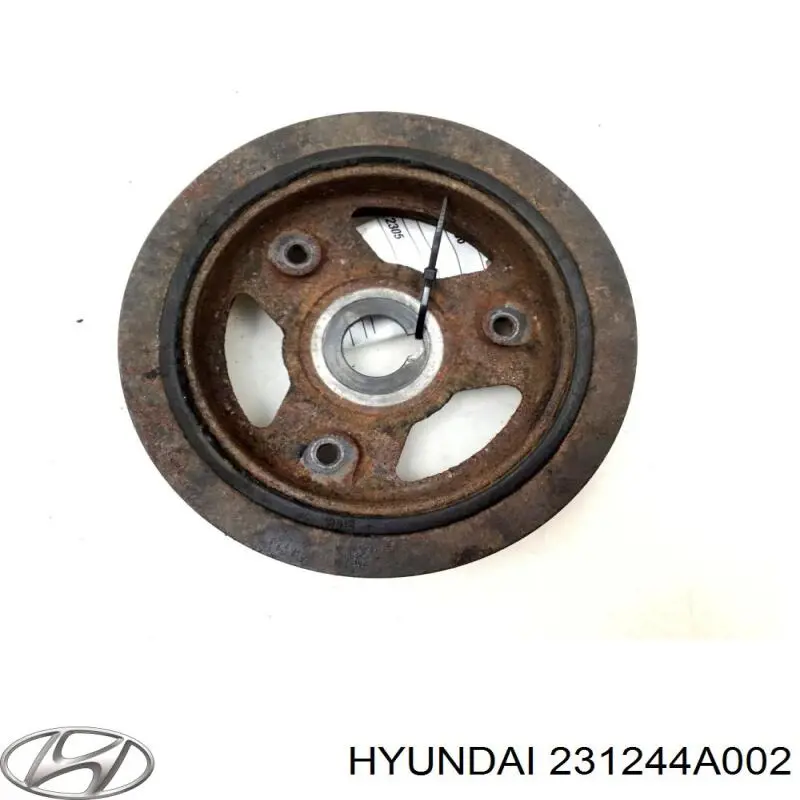 Шків колінвала 231244A002 Hyundai/Kia