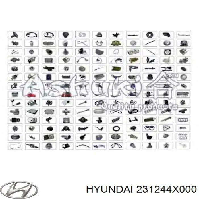 Шків колінвала 231244X000 Hyundai/Kia
