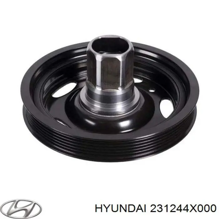 Купити 231244X000 Hyundai/Kia Шків колінчастого вала