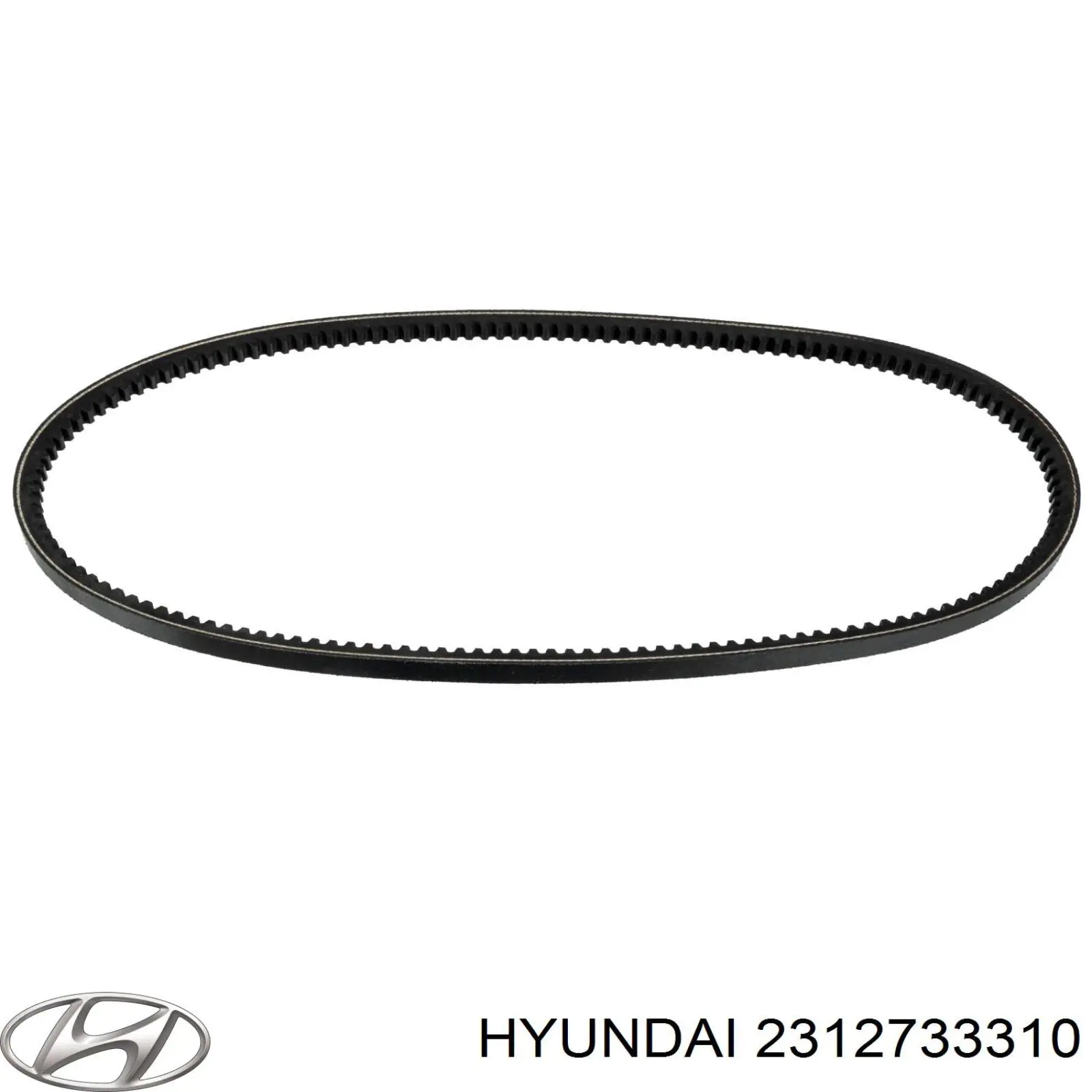 Ремінь генератора 2312733310 Hyundai/Kia