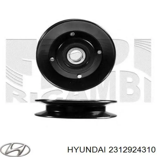 2312924310 Hyundai/Kia ролик натягувача приводного ременя