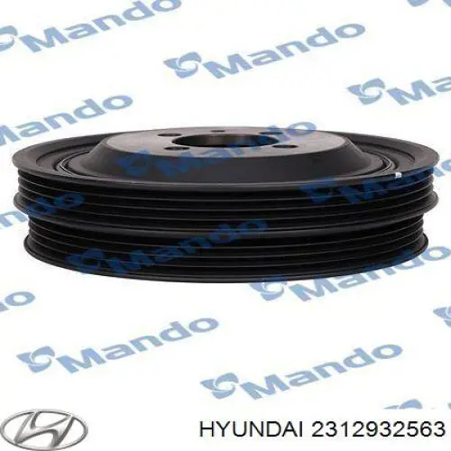 Шків колінвала (демпфер ) Hyundai/Kia 2312932563 ціна, від 22.82 USD