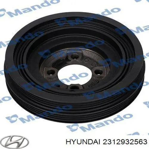 2312932563 Hyundai/Kia Демпфер колінвалу