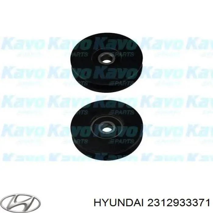 2312933371 Hyundai/Kia ролик натягувача приводного ременя