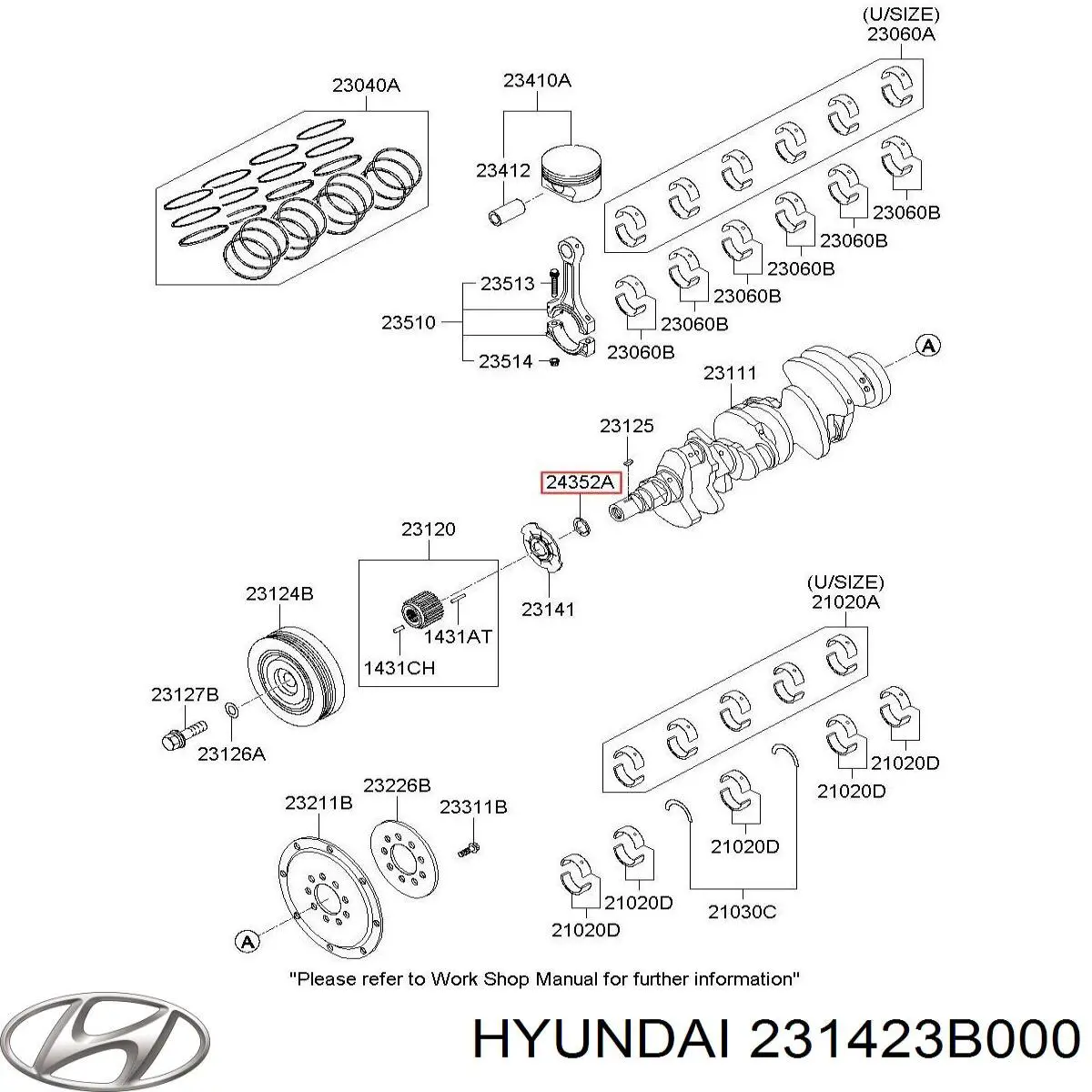 231423B000 Hyundai/Kia 
