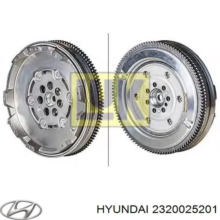 Купити 2320025201 Hyundai/Kia Маховик із зубчастим ободом в зборі
