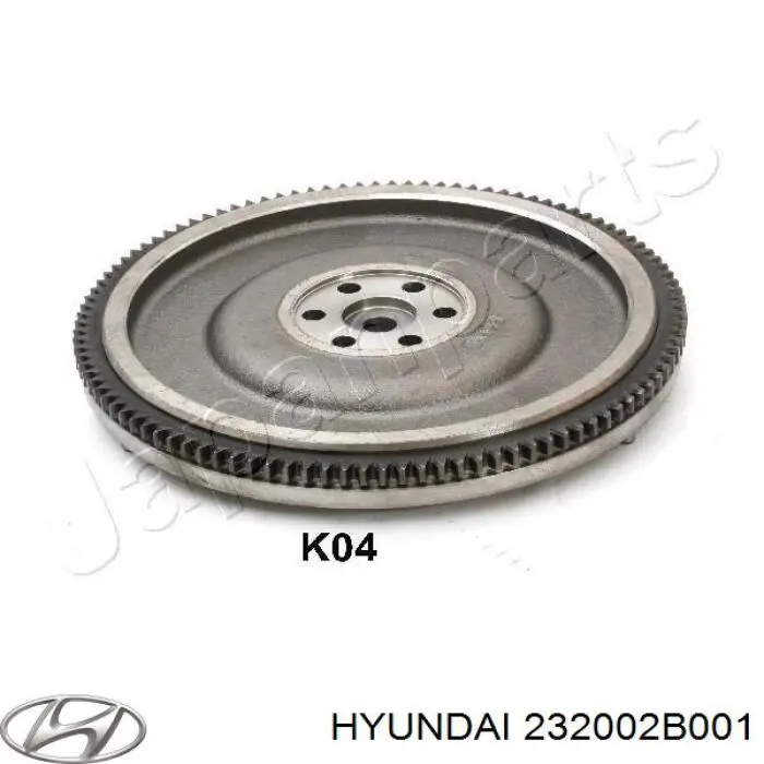 Купити 232002B001 Hyundai/Kia Маховик із зубчастим ободом в зборі