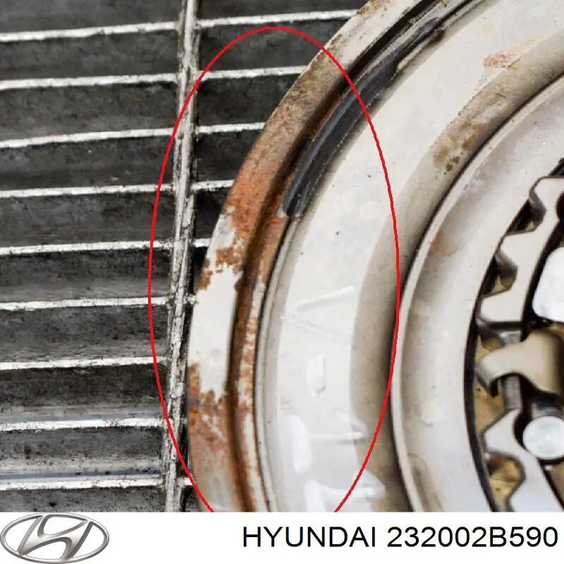 Купити 232002B590 Hyundai/Kia Маховик із зубчастим ободом в зборі