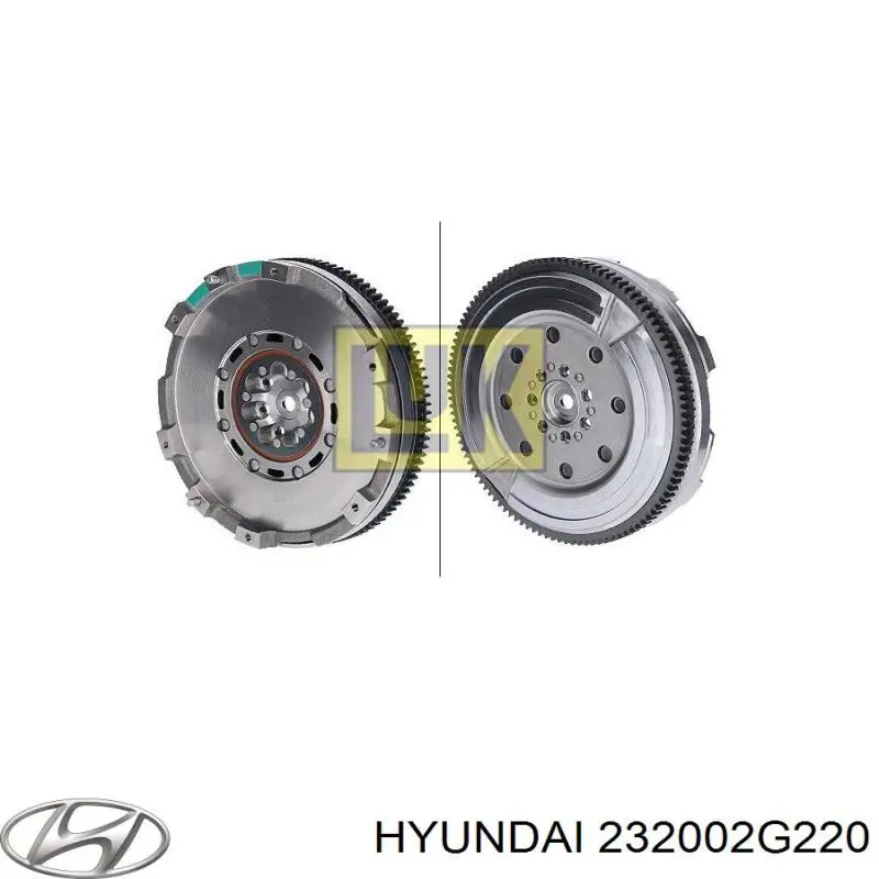 Маховик двигуна Hyundai/Kia 232002G220 ціна, від 360.44 USD