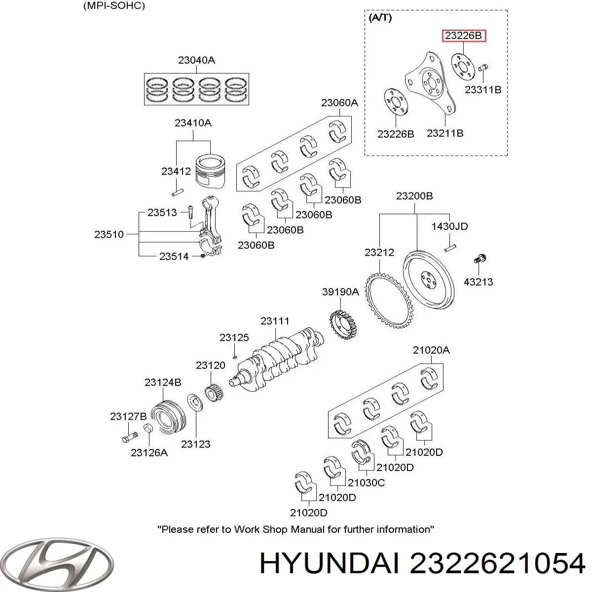  2322621054 Hyundai/Kia