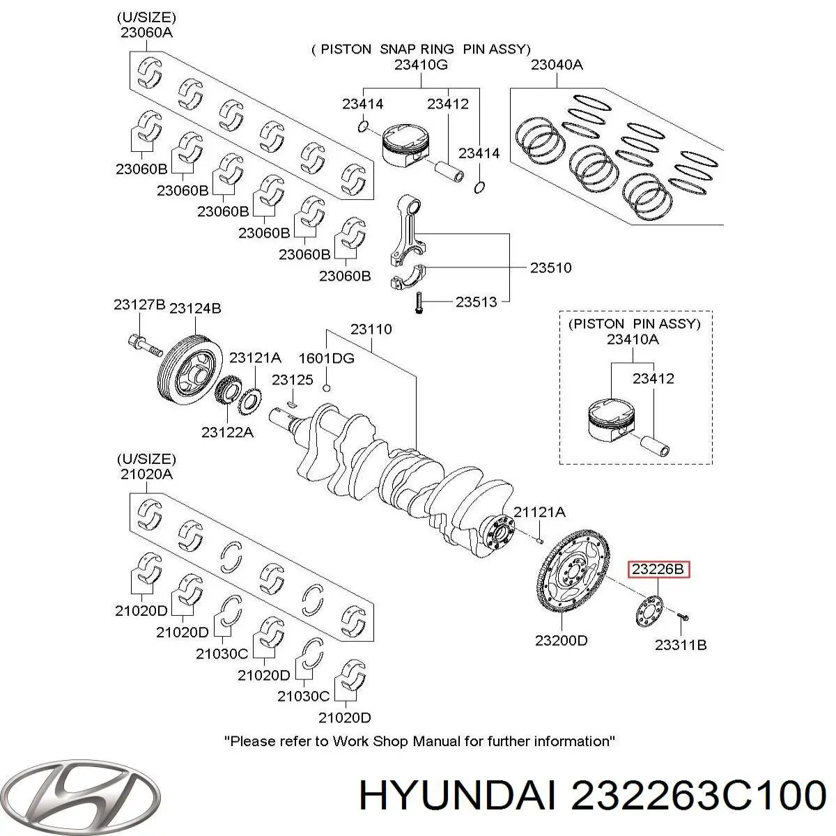  232263C100 Hyundai/Kia