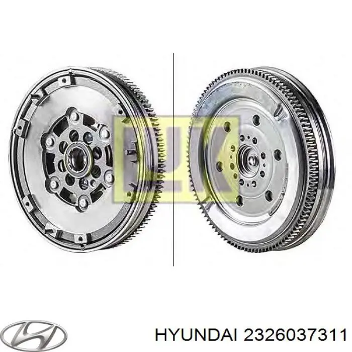 Маховик двигуна 2326037311 Hyundai/Kia