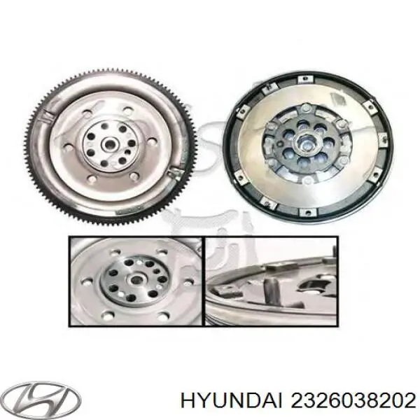 Маховик двигуна 2326038202 Hyundai/Kia