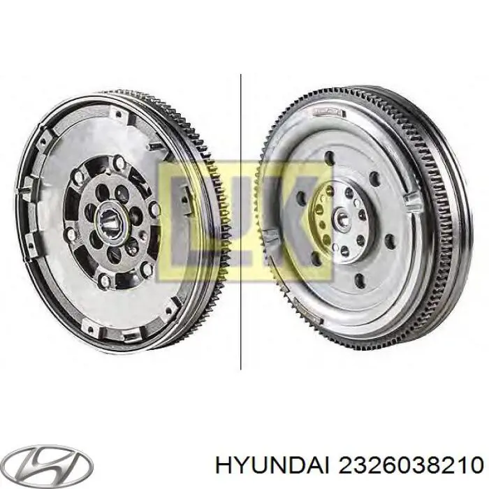 Купити 2326038210 Hyundai/Kia Маховик із зубчастим ободом в зборі