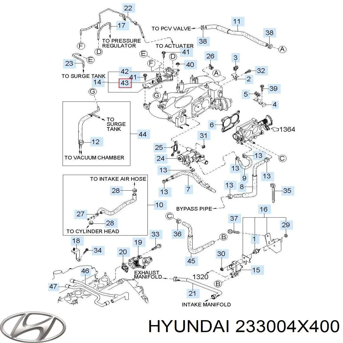233004X400 Hyundai/Kia 