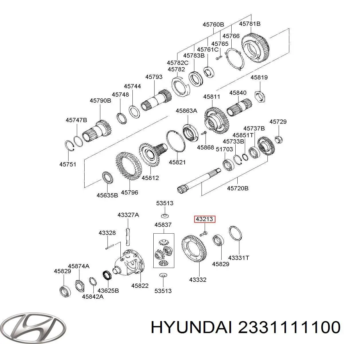 Купити 2331111100 Hyundai/Kia 