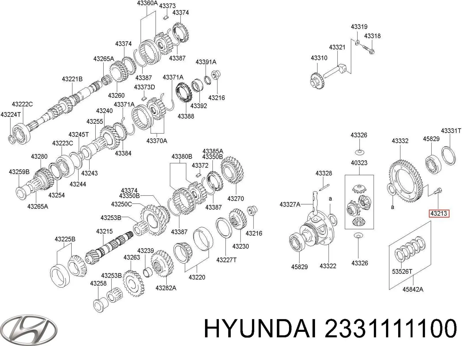 2331111100 Hyundai/Kia 