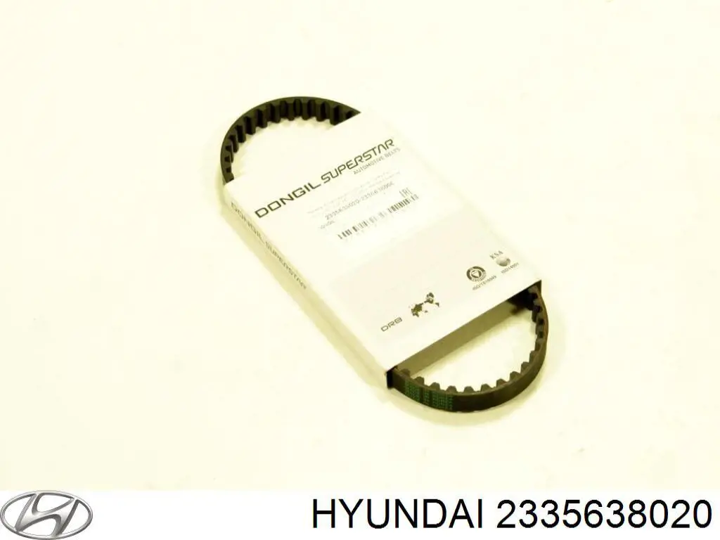Ремінь балансувального вала Hyundai/Kia 2335638020 ціна, від 4.44 USD