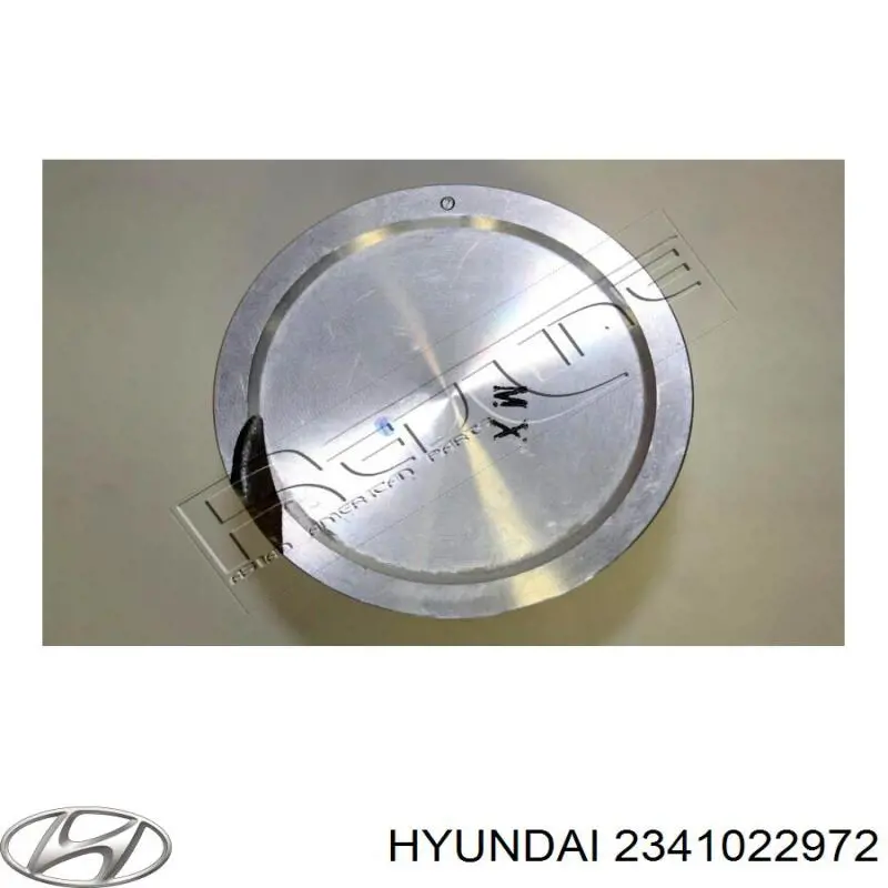 Поршень з пальцем без кілець, 2-й ремонт (+0,50) Hyundai Accent (LC) (Хендай Акцент)