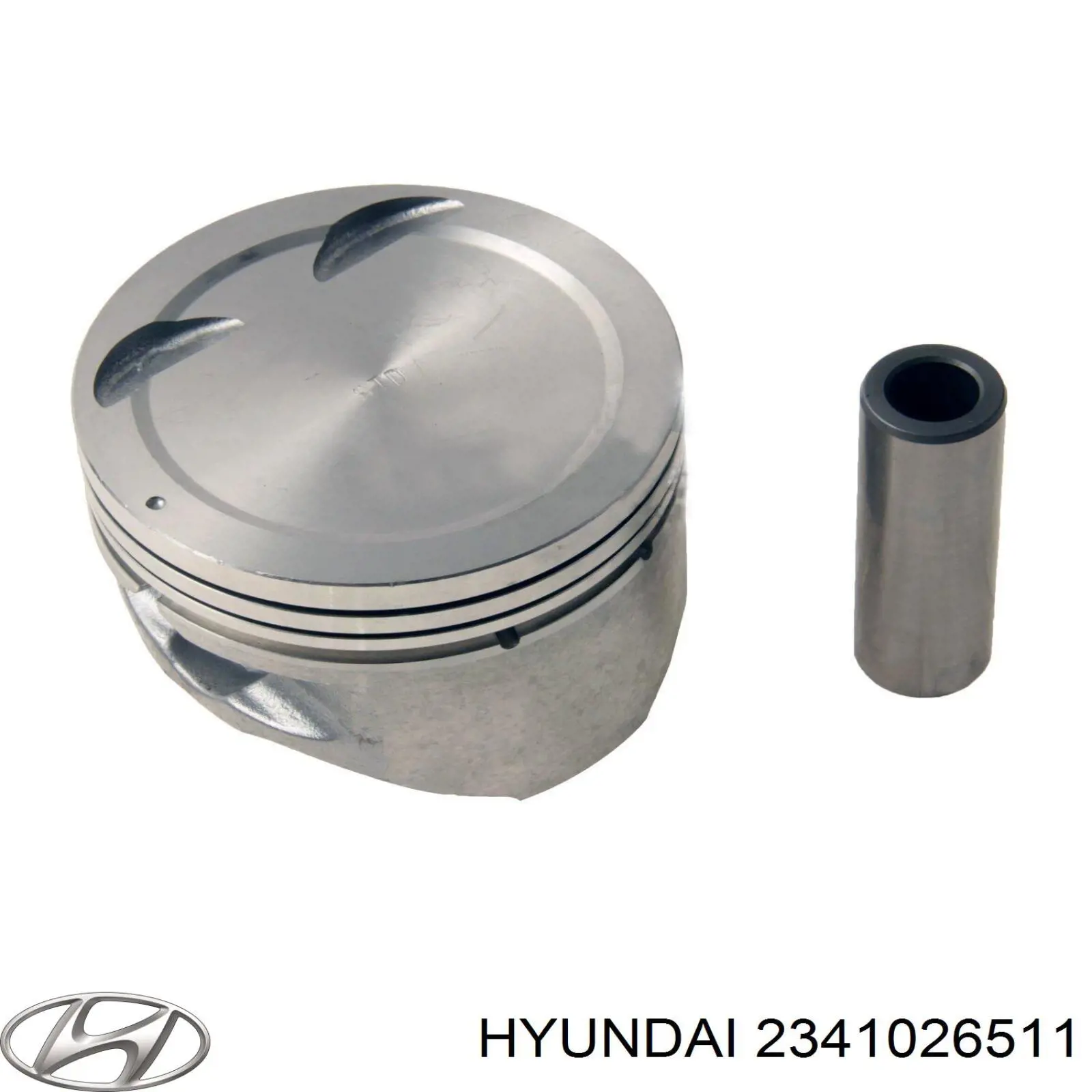 2341026511 Hyundai/Kia поршень з пальцем без кілець, std