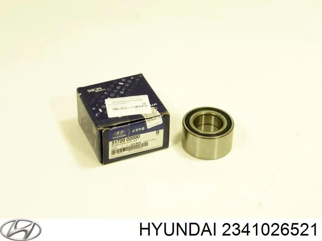 2341026521 Hyundai/Kia поршень з пальцем без кілець, std
