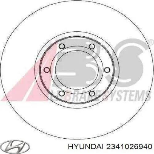 2341026940 Hyundai/Kia поршень з пальцем без кілець, 1-й ремонт (+0,25)