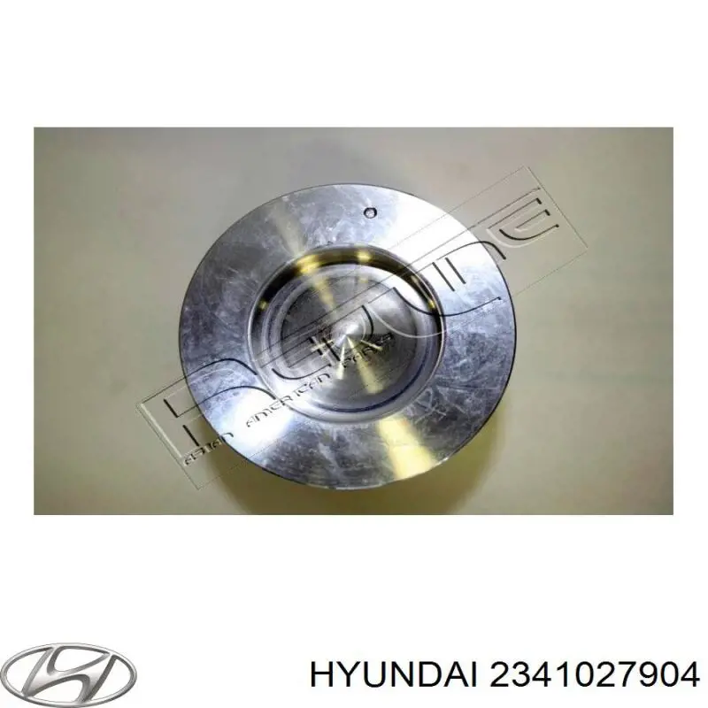 2341027904 Hyundai/Kia поршень з пальцем без кілець, 2-й ремонт (+0,50)