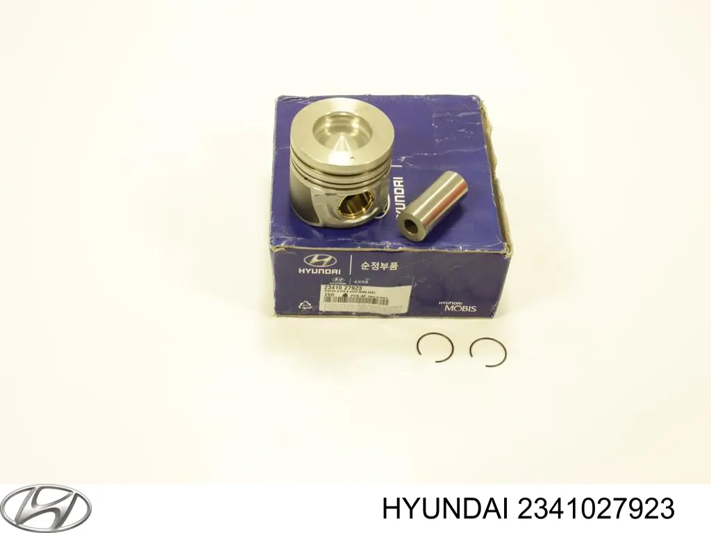 Поршень в комплекті на 1 циліндр, 1-й ремонт (+0,25) Hyundai Santa Fe 1 (SM) (Хендай Санта фе)